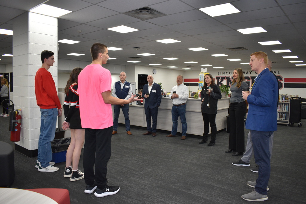Library ribbon cutting