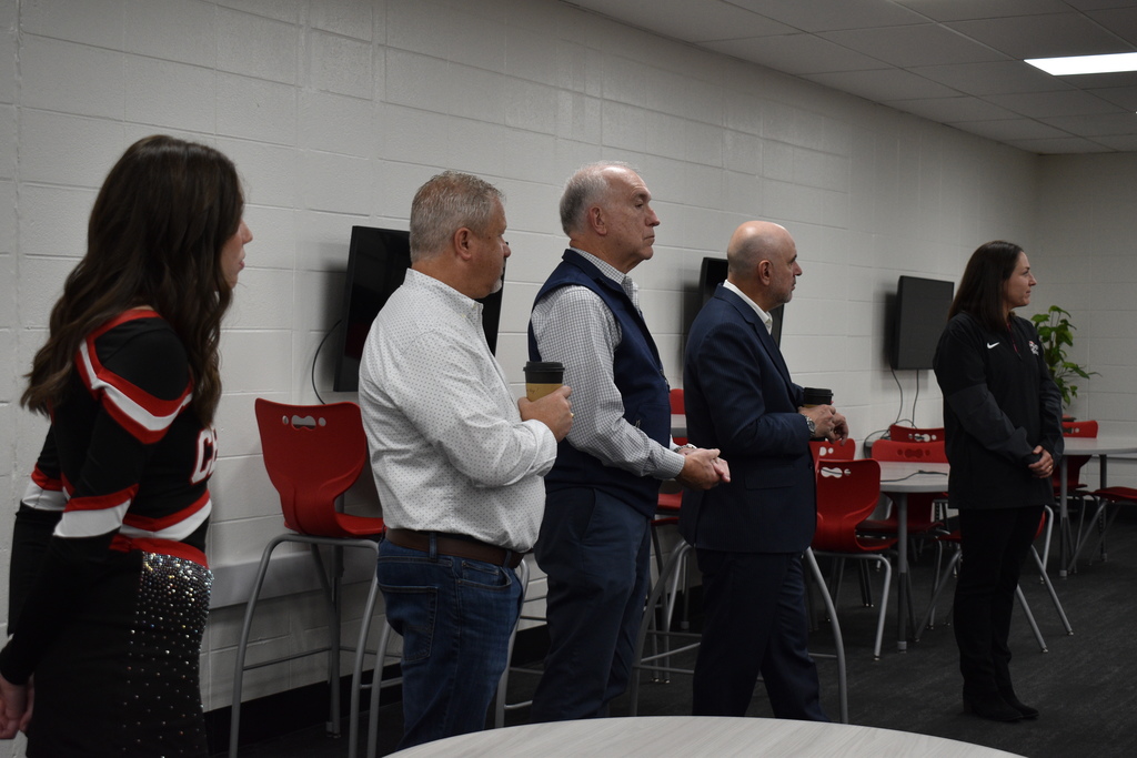 Library ribbon cutting