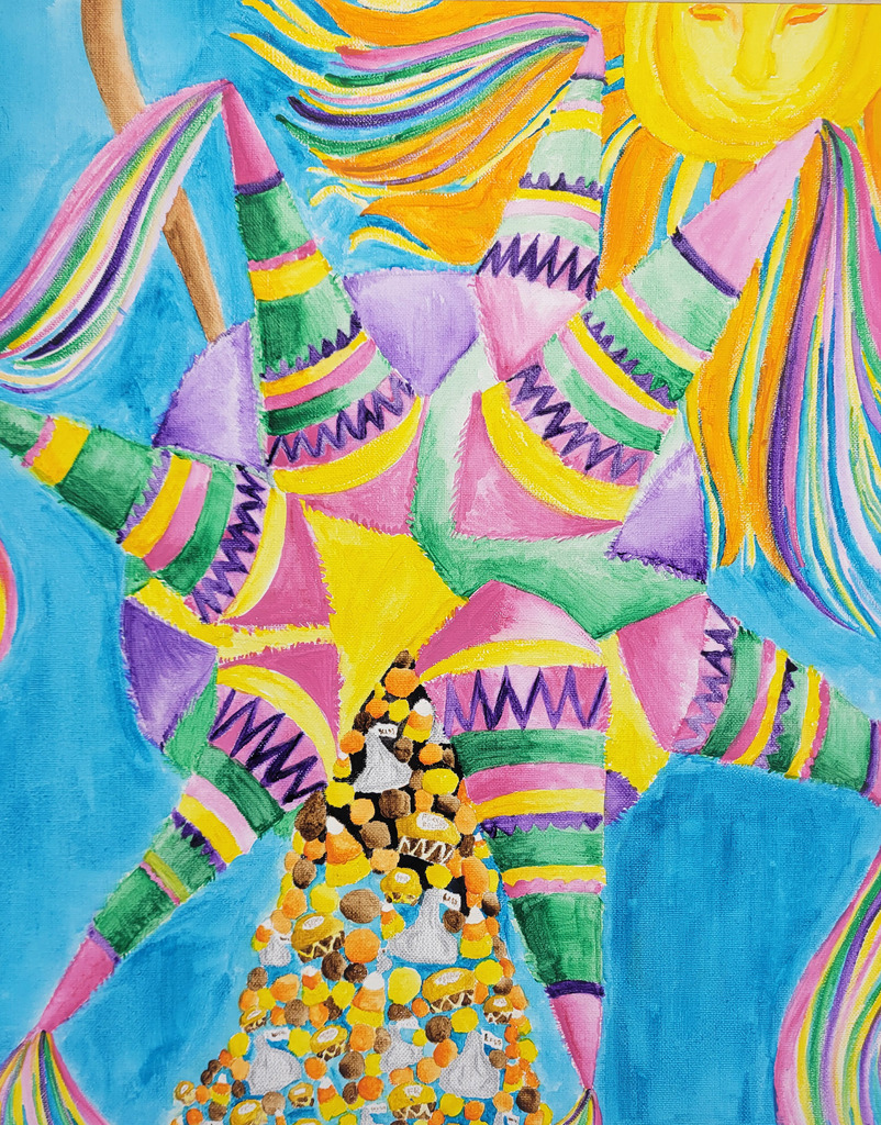 Painting by Hallie Chavez