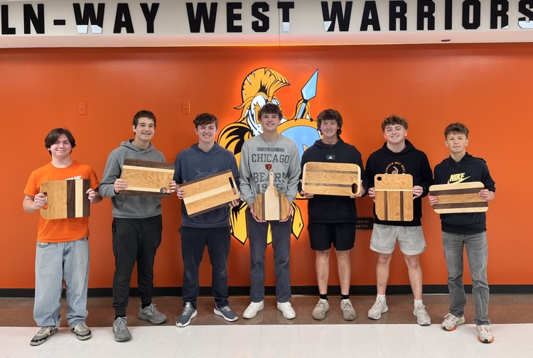 woodworking students