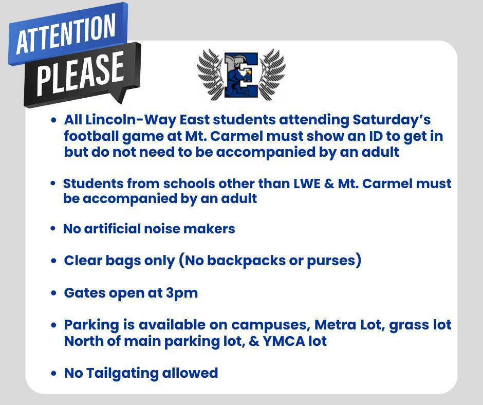 LWE @ MC Reminder Slide