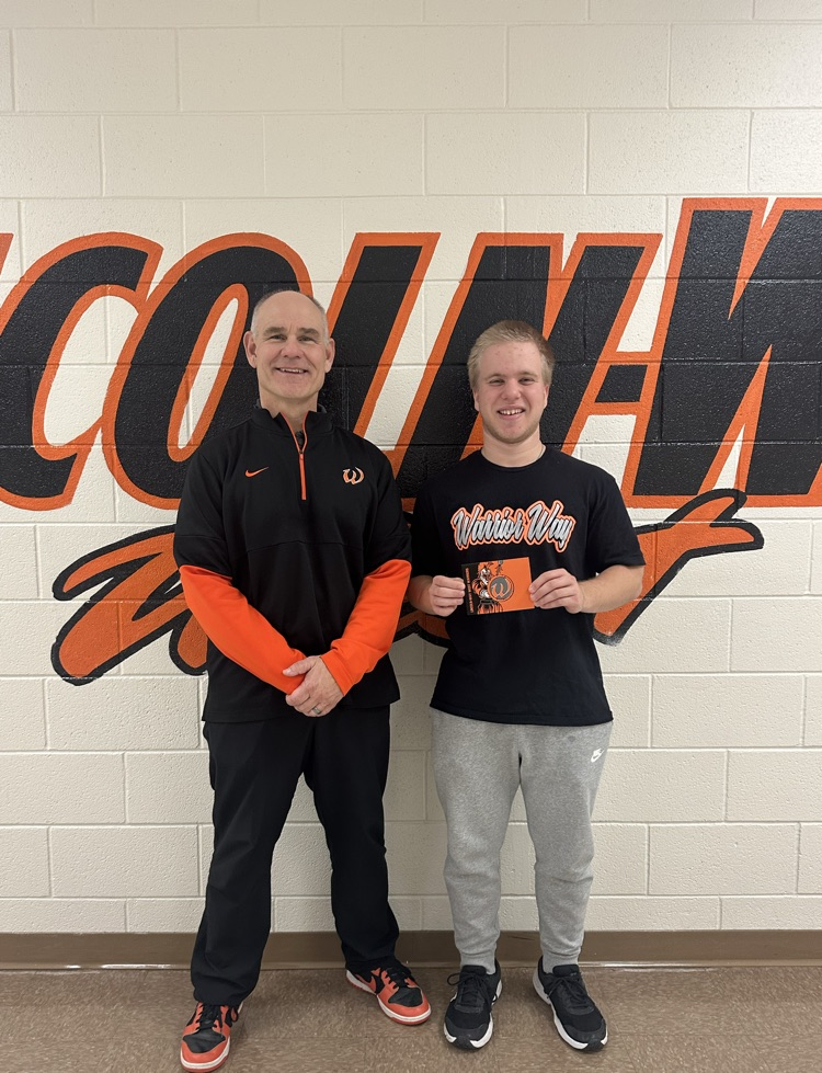 students with staff thank you