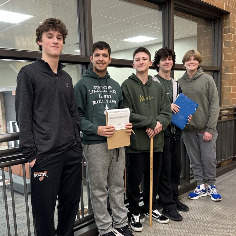 students working on lab