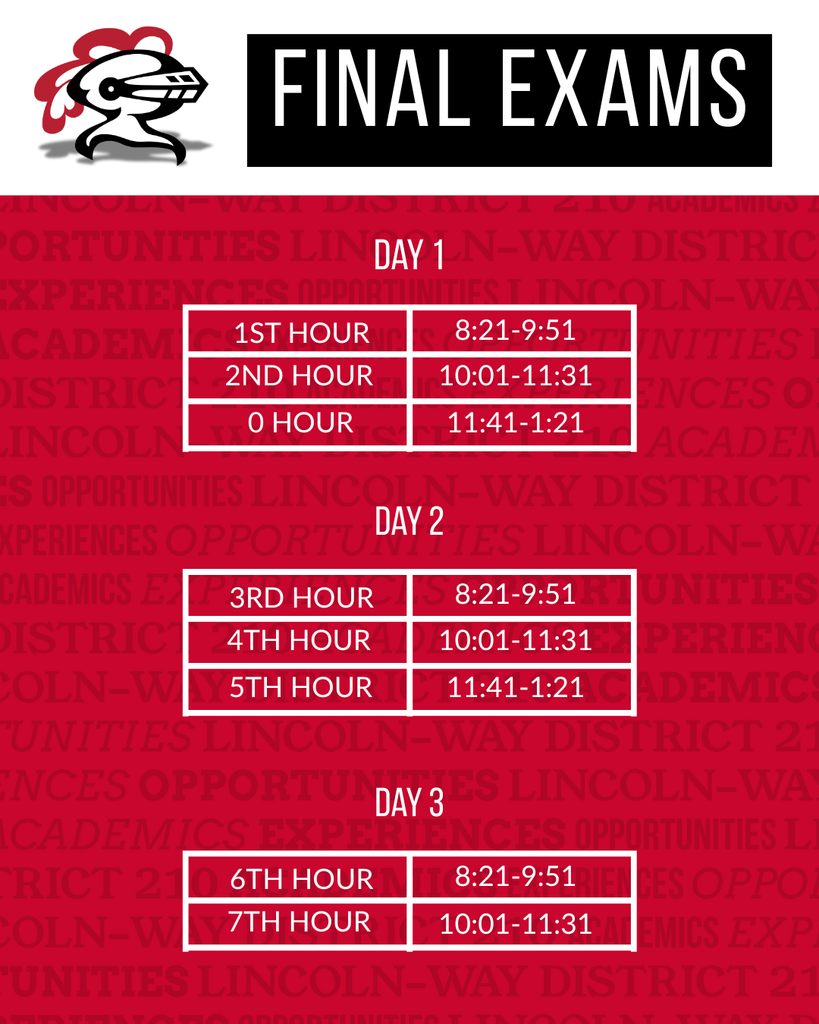 Final Exam Schedule