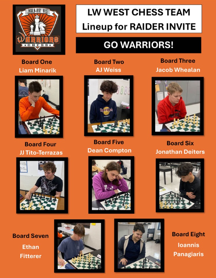 chess team lineup