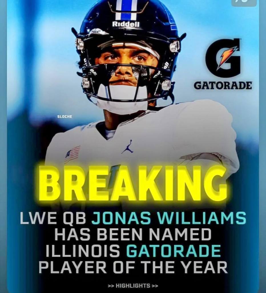 Jonas Williams Named Illinois Gatorade Player of the Year