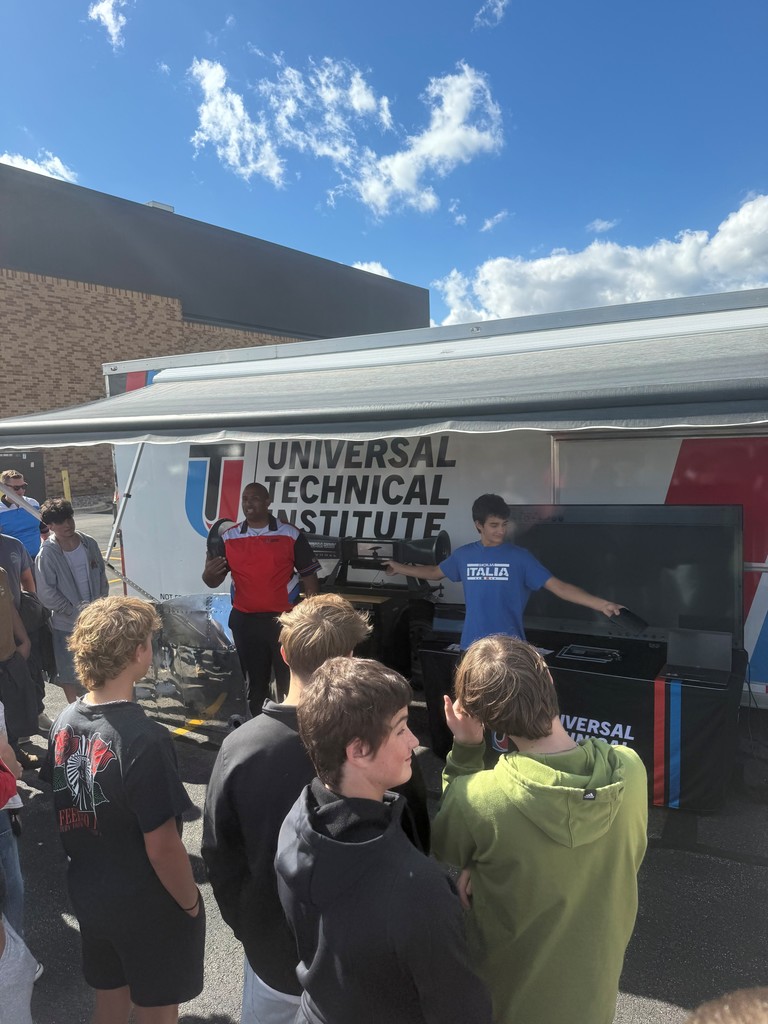 SkillsUSA students at a career builder field trip