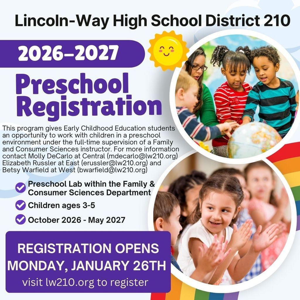 Lincoln-Way Preschool Registration