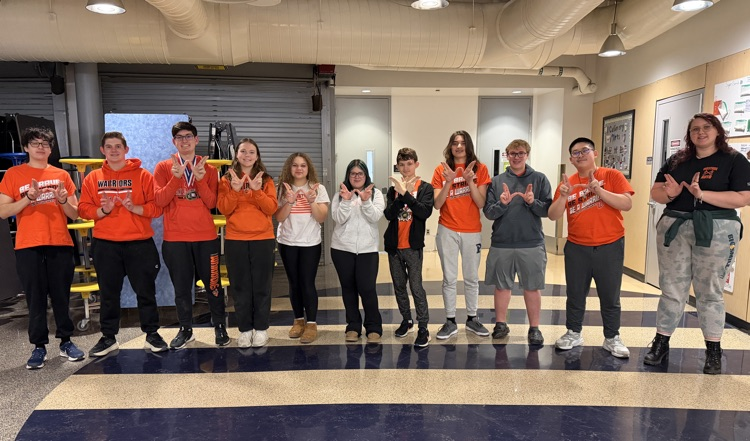 students at competition