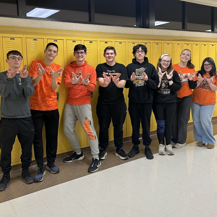 students after match