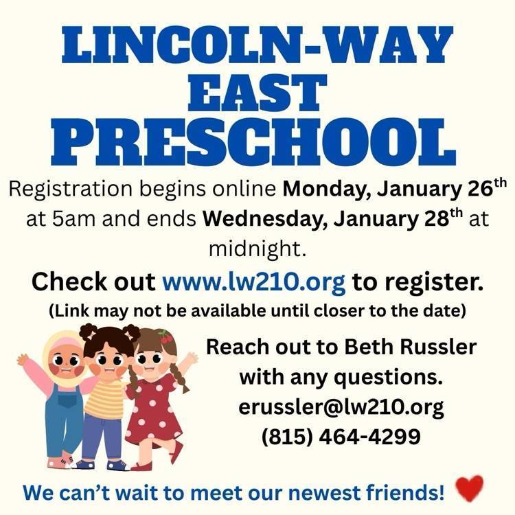 Preschool registration