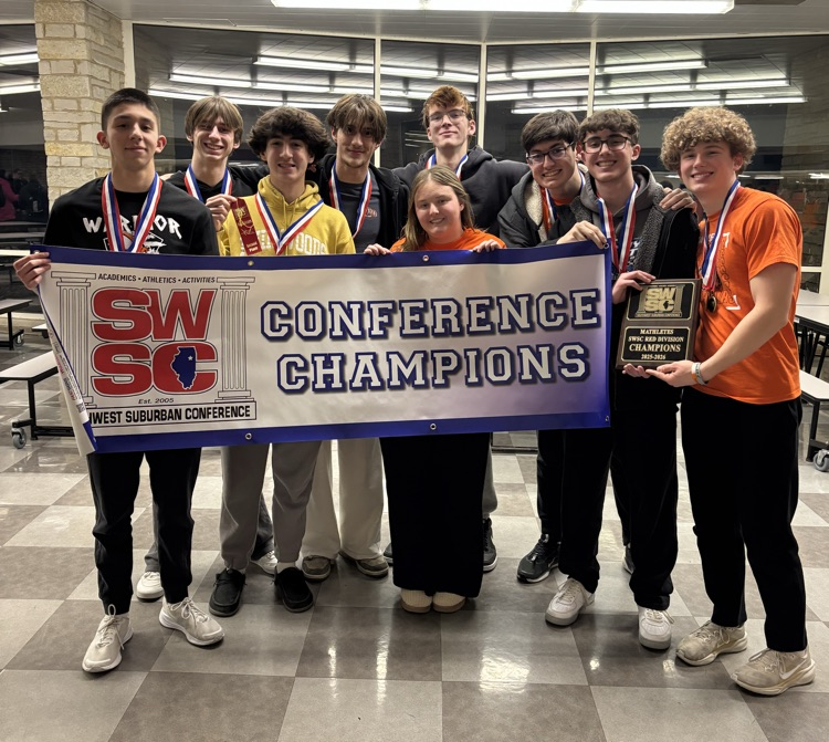 students with banner