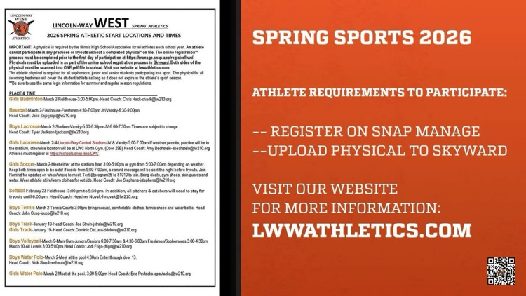 spring sport info