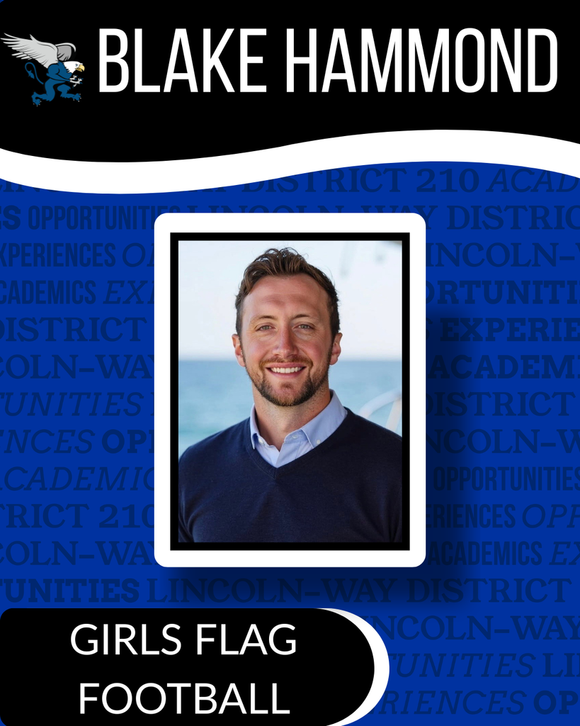 Blake Hammond  headshot - Girls Flag Football with East logo