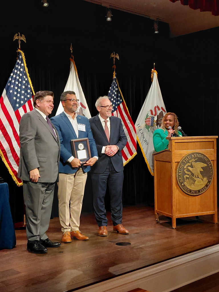 Picture in Springfield with Governor