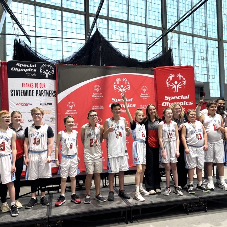 special Olympics basketball team