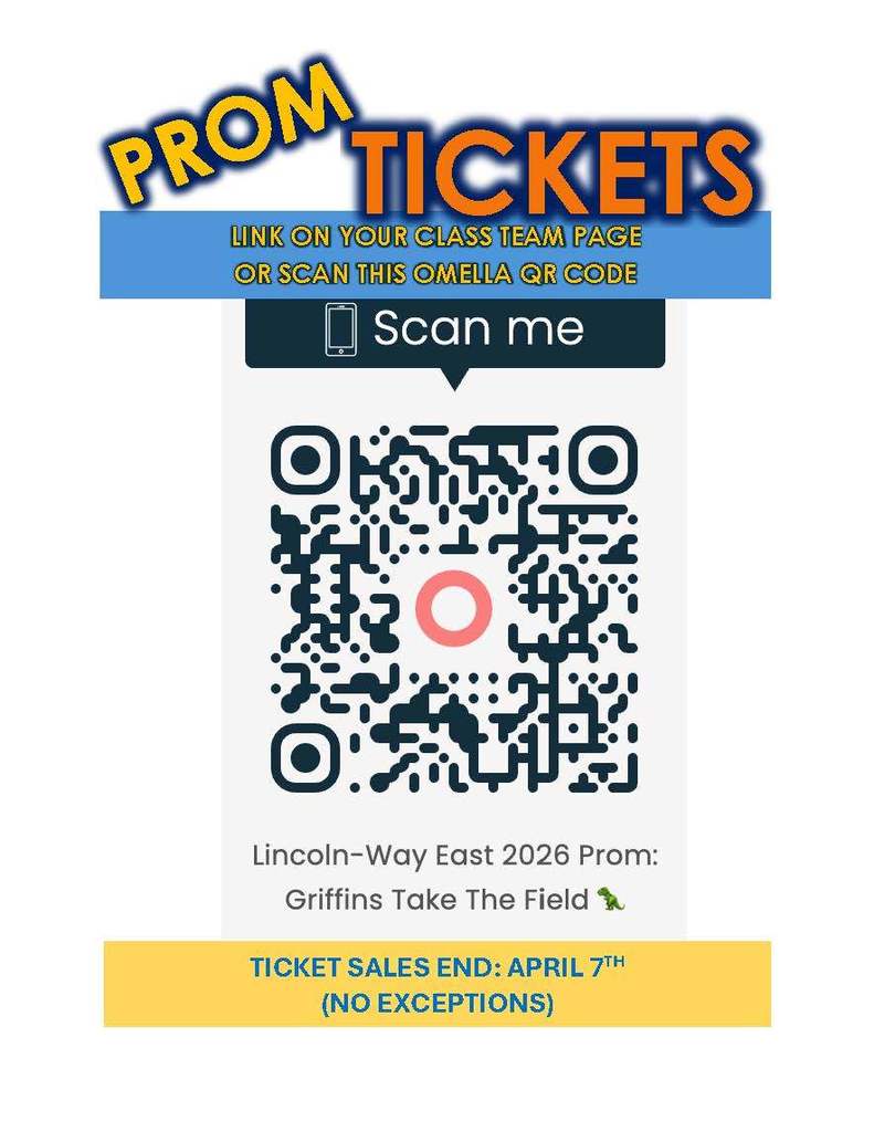 Prom tickets QR code