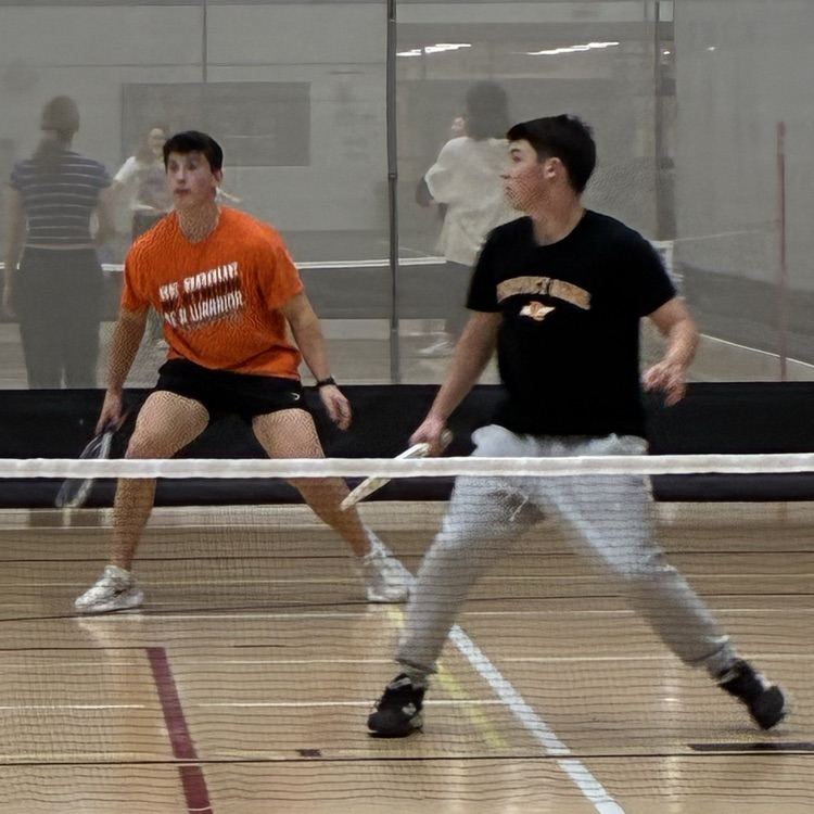 doubles pickleball match