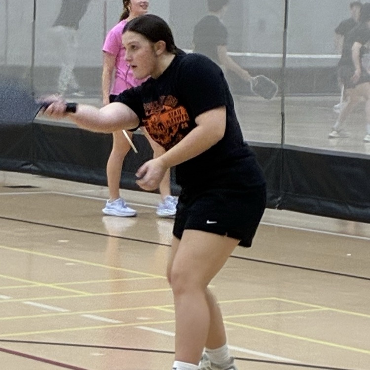 individual student at pickleball