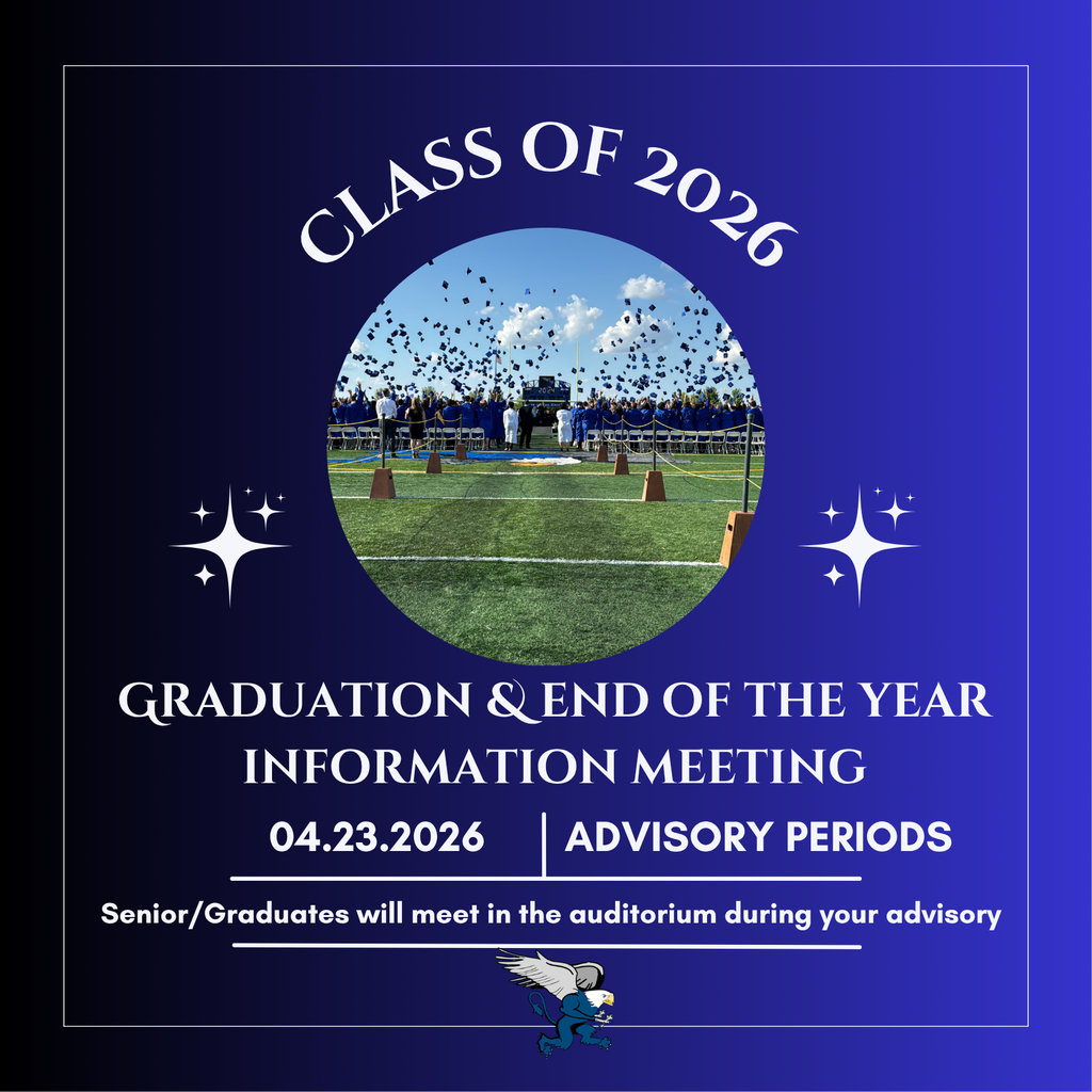 Graduation meeting on April 23rd during advisories