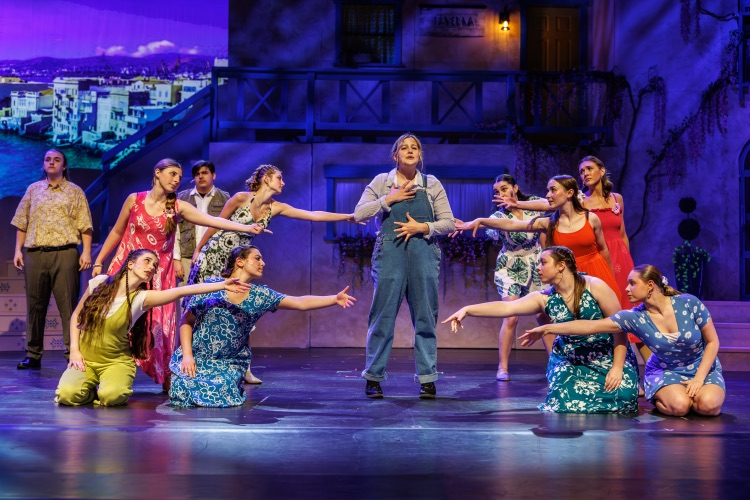 students dancing on stage