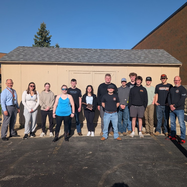 skills USA students with sponsor and principal