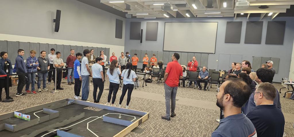 Science Club's Autonomous Vehicle Team. First Place at Argonne National Laboratory!! Jayden Gorczowski, Gavin Rasmussen, Yakshitha Thumu and Emily Clark.