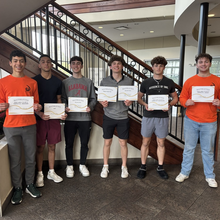 six students holding certificates 