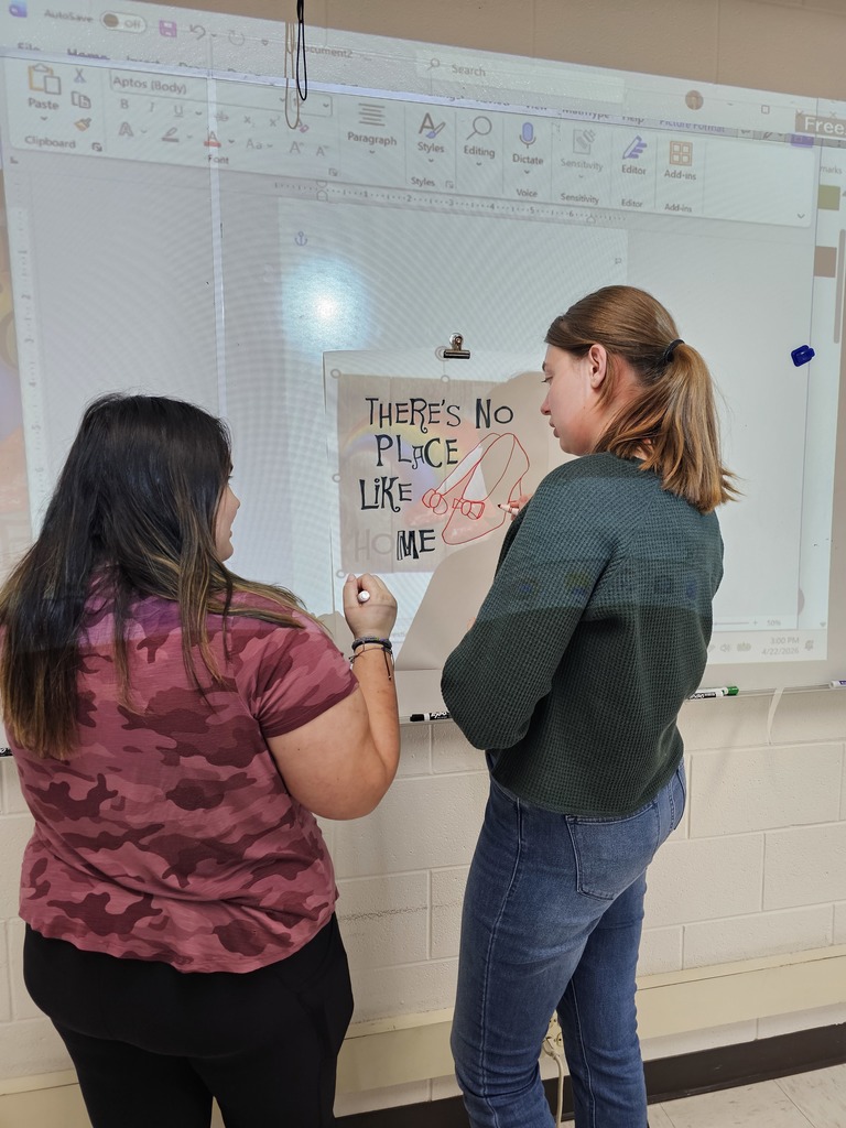 interact Club making signs for the special games parade