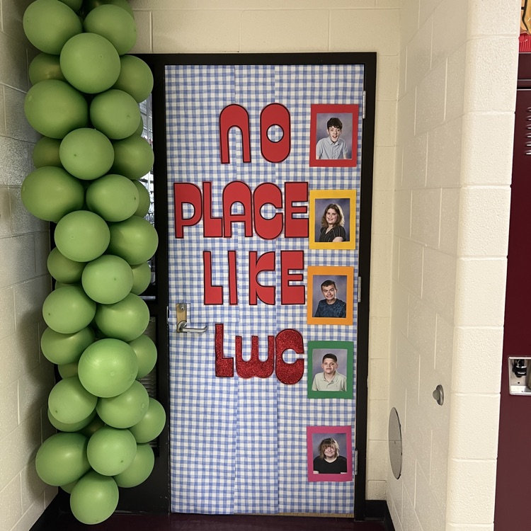 decorated door