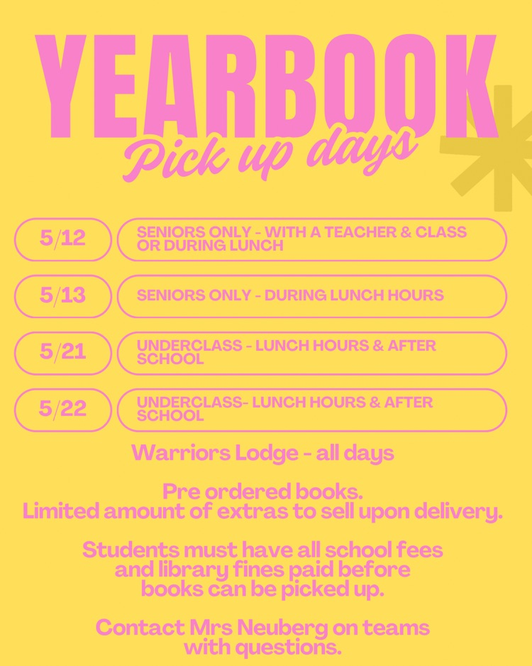 yearbook distribution information
