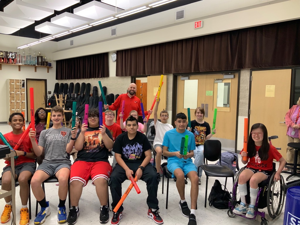 Mr. Mroczek's Adaptive Music Class in their spring recital