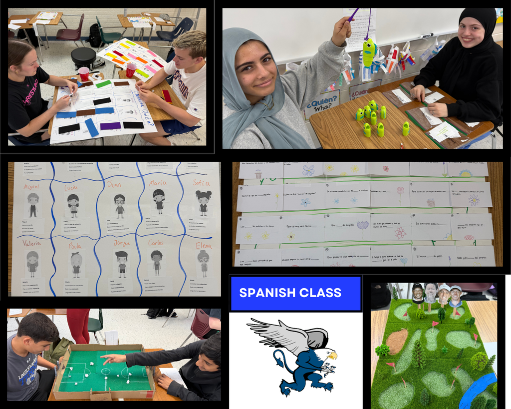 To make studying more fun, Señor Shannon’s Spanish classes made review games to prepare for final exams. ¡Qué creativos!
