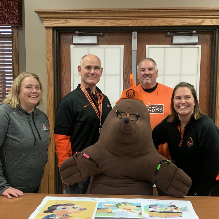 staff at science event