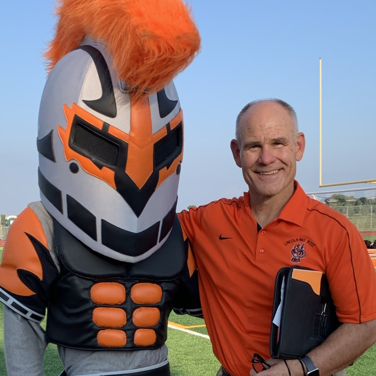 principal and mascot