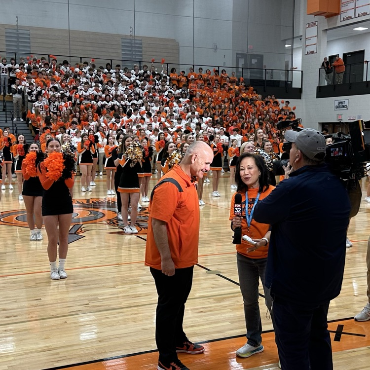 interview during assembly