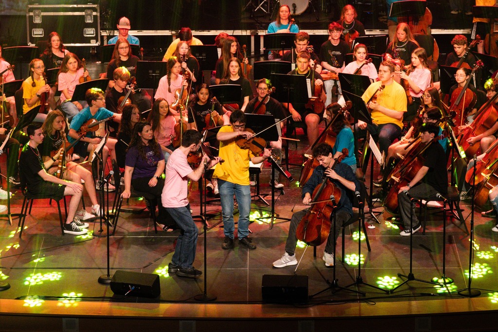 Rocco George and Grant at Rock Orchestra