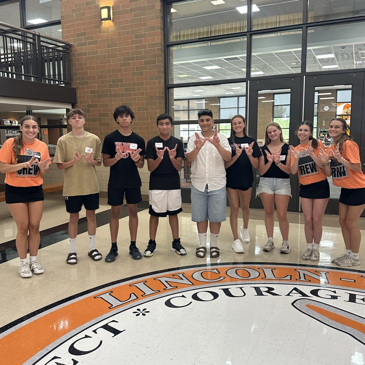 students posing for a photo