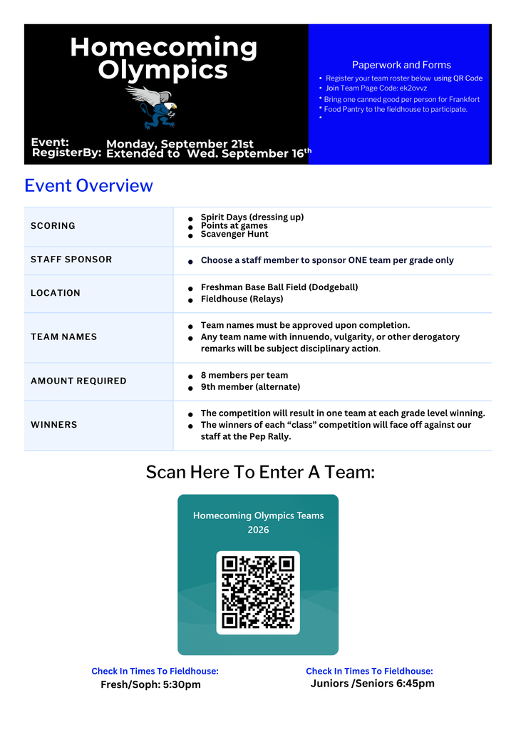 Homecoming Olympics QR Code