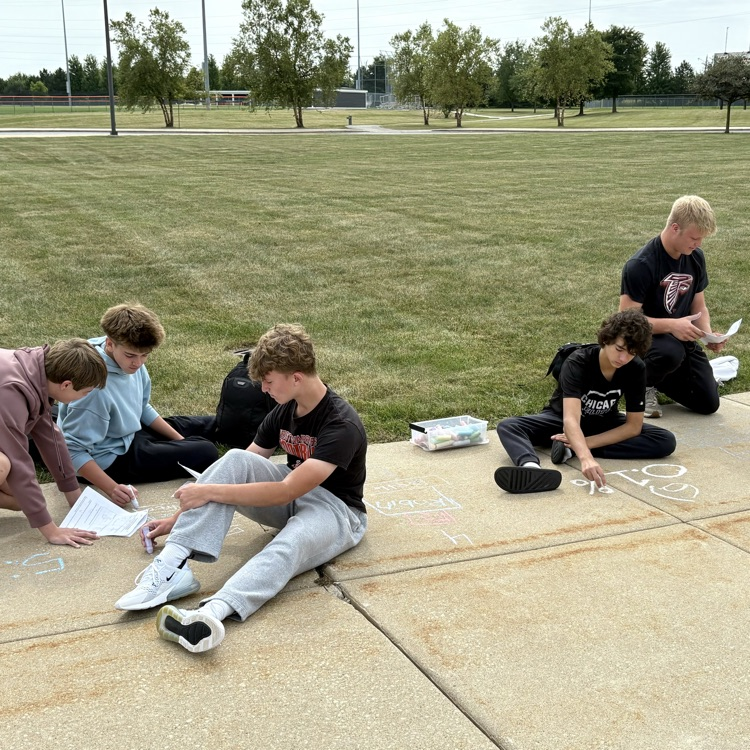 class outside completing coursework