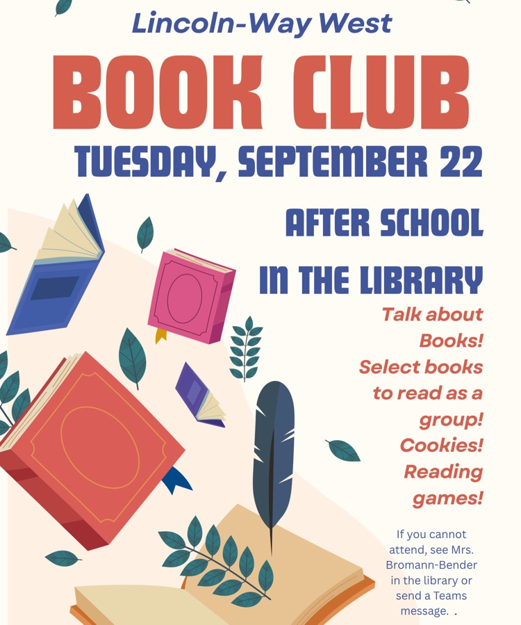 book club is meeting Tuesday after school in the library