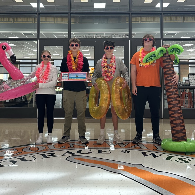 class presidents in tropical gear