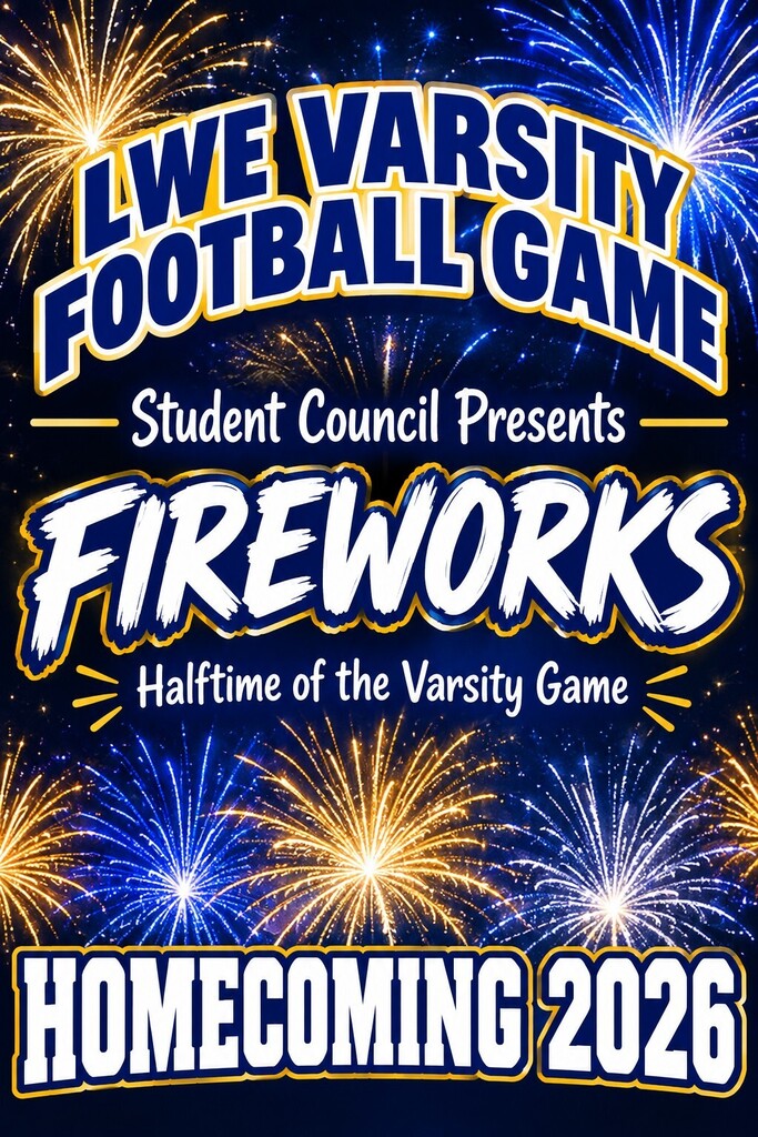 Fireworks during the homecoming 2026 game at halftime