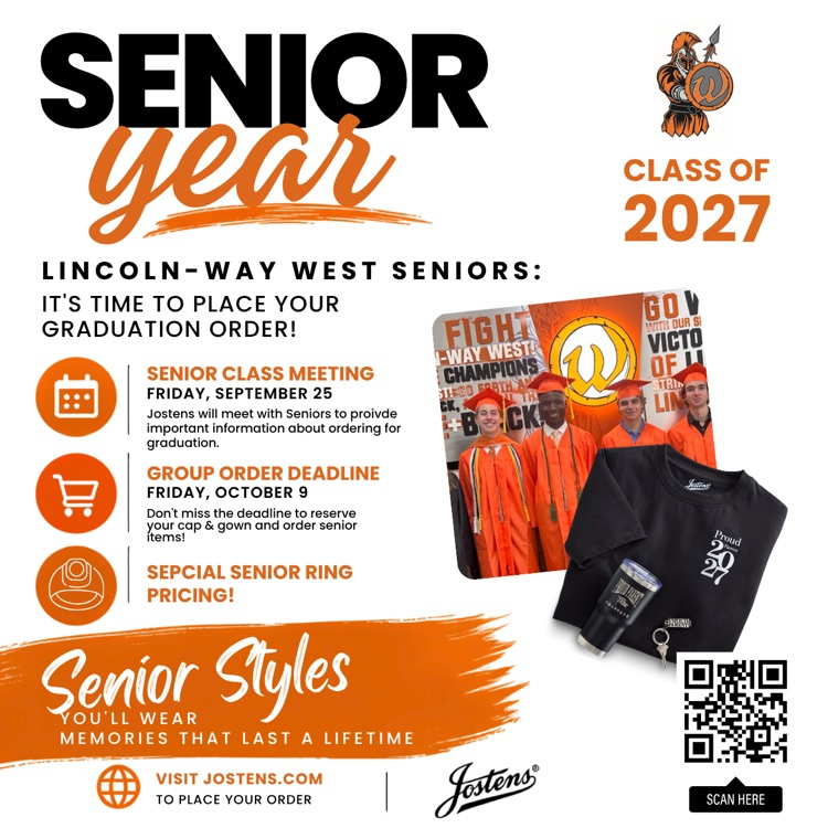 graphic with grad info from Jostens
