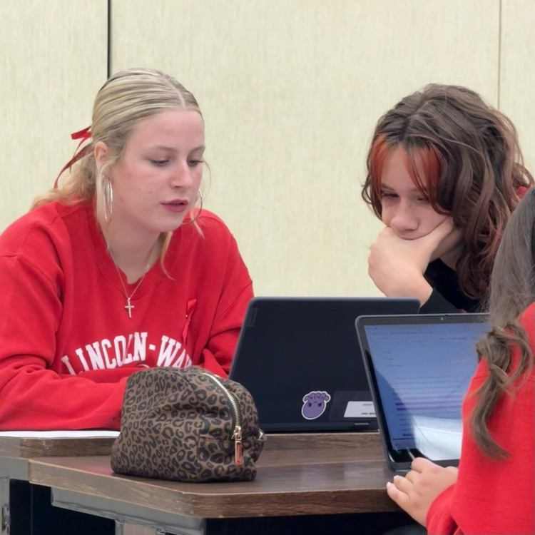 students working 