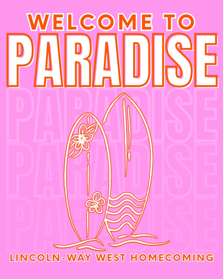 pink homecoming graphic
