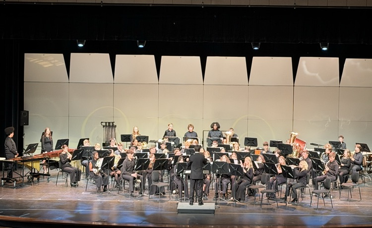 band students performing on stage