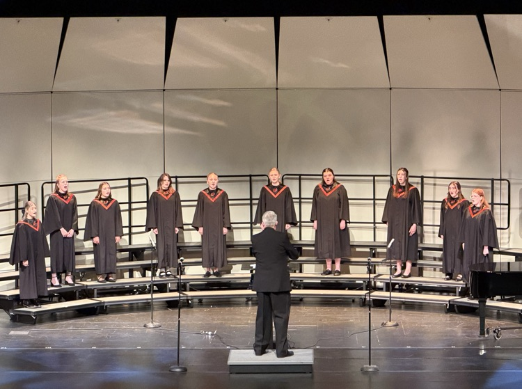 choir performing on stage