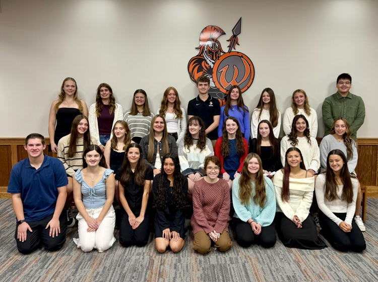group photo at the induction