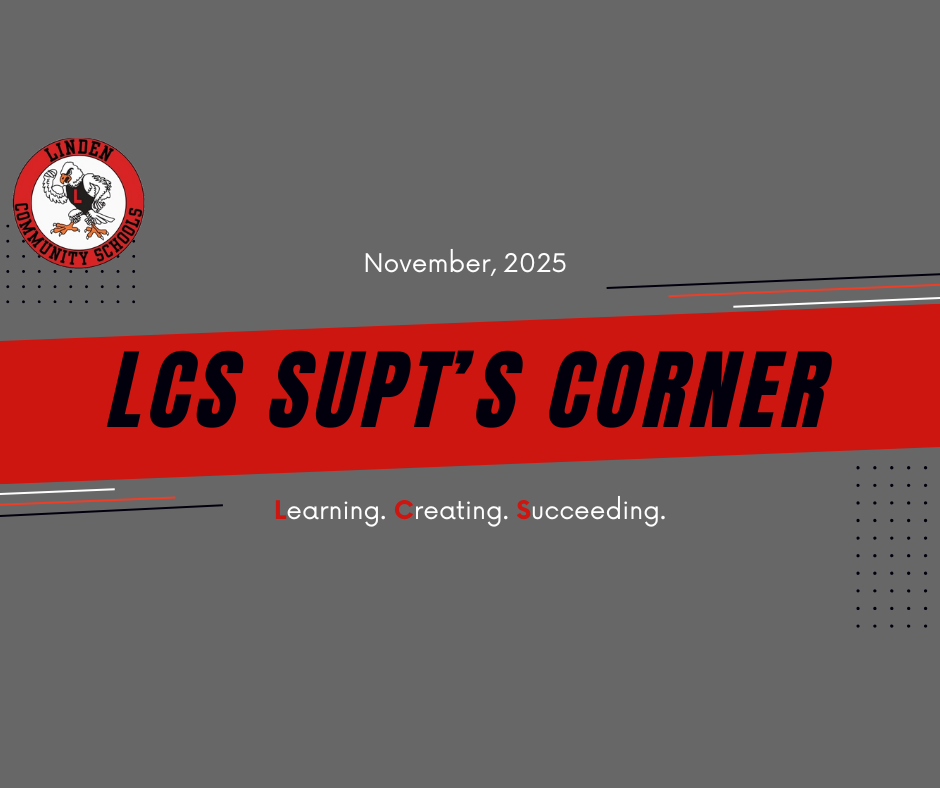 LCS Supt's Corner- November 2025